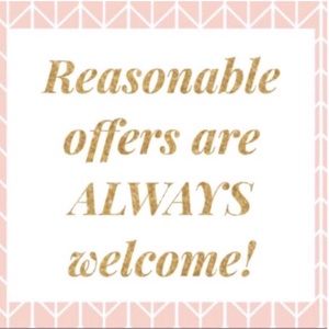 Reasonable offers always welcome.